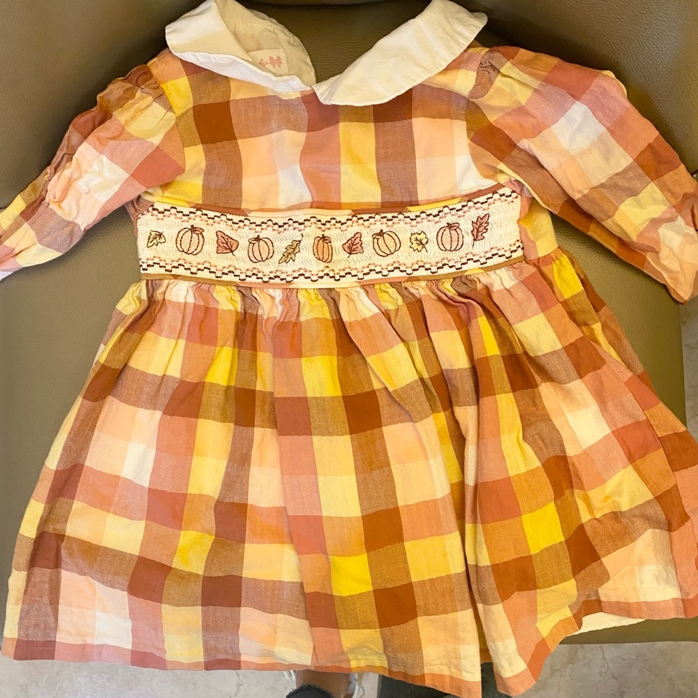 Bonnie baby thanksgiving dress 18 months